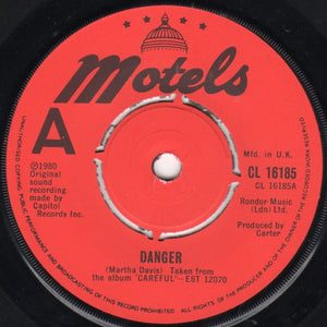 The Motels : Danger (7")