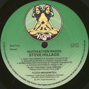 Steve Hillage : Motivation Radio (LP, Album)