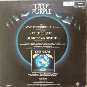 Deep Purple : Love Conquers All (12", Single, Pos)