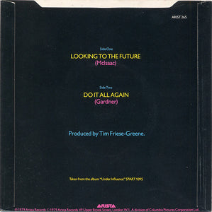 Zones (2) : Looking To The Future (7", Single, Blu)