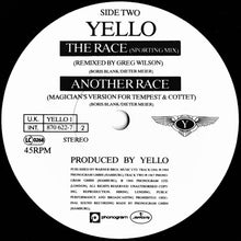 Load image into Gallery viewer, Yello : The Race (7&quot;, Single, Yel)
