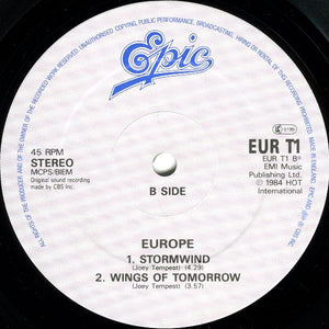 Europe (2) : Rock The Night (12")