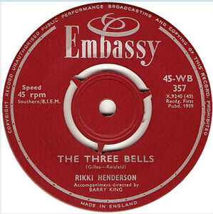 Rikki Henderson : Peggy Sue Got Married / The Three Bells (7", Single)