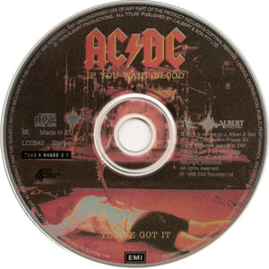 AC/DC : If You Want Blood, You've Got It (CD, Album, RE, RM)
