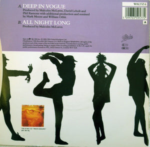 Malcolm McLaren And The House Of McLaren : Deep In Vogue (7", Single)