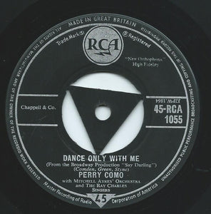 Perry Como : Kewpie Doll / Dance Only With Me (7", Single)