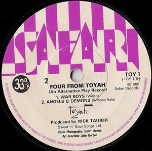 Toyah (3) : Four From Toyah (7", EP, Single, Pin)
