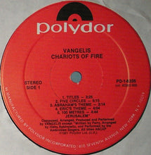 Load image into Gallery viewer, Vangelis : Chariots Of Fire (LP, Album, 53 )
