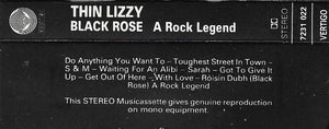 Thin Lizzy : Black Rose (A Rock Legend) (Cass, Album)