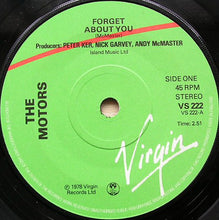 Load image into Gallery viewer, The Motors : Forget About You (7&quot;, Single)
