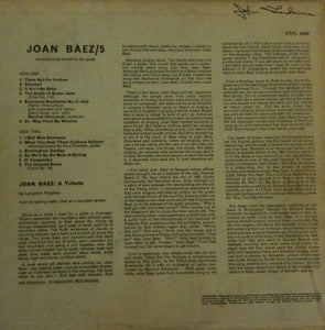 Joan Baez : Joan Baez/5 (LP, Album)