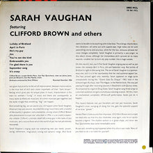 Load image into Gallery viewer, Sarah Vaughan : Sarah Vaughan (LP, Album, Mono, RE)
