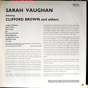 Sarah Vaughan : Sarah Vaughan (LP, Album, Mono, RE)