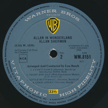 Load image into Gallery viewer, Allan Sherman : Allan In Wonderland (LP, Album, Mono)
