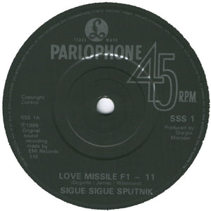 Sigue Sigue Sputnik : Love Missile F1-11 (7", Single)