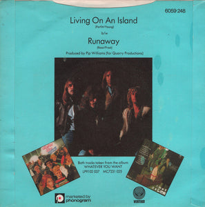 Status Quo : Living On An Island (7", Single, Pic)
