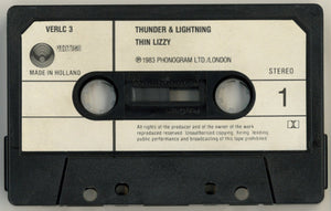 Thin Lizzy : Thunder And Lightning (Cass)