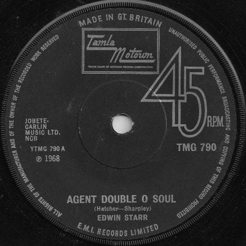 Edwin Starr : Agent Double O Soul / Back Street (7