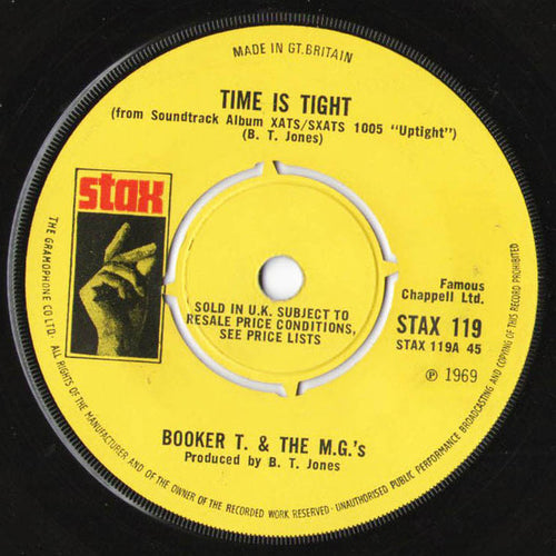 Booker T. & The M.G.'s* : Time Is Tight / Hang 'Em High (7