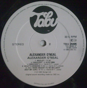 Alexander O'Neal : Alexander O'Neal (LP, Album)