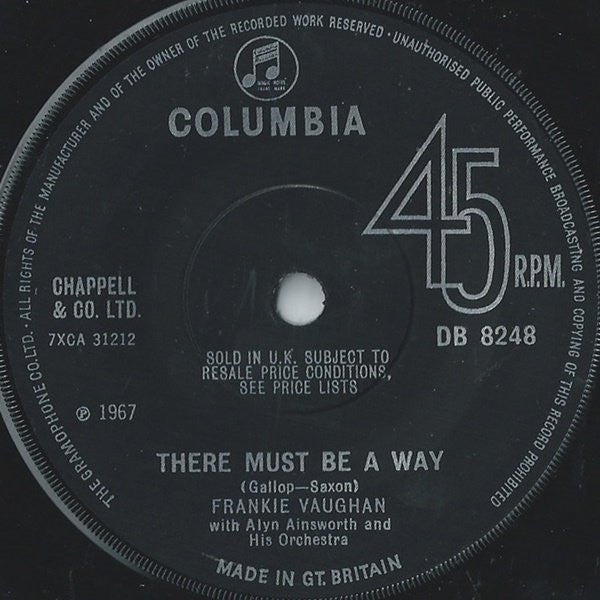 Frankie Vaughan With The Alyn Ainsworth Orchestra : There Must Be A Way (7