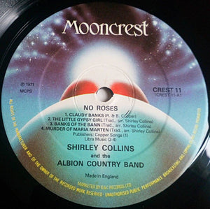 Shirley Collins And The Albion Country Band : No Roses (LP, Album, RE)