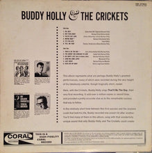 Load image into Gallery viewer, Buddy Holly And The Crickets (2) : Buddy Holly And The Crickets (LP, Album, Mono, RE, RP)
