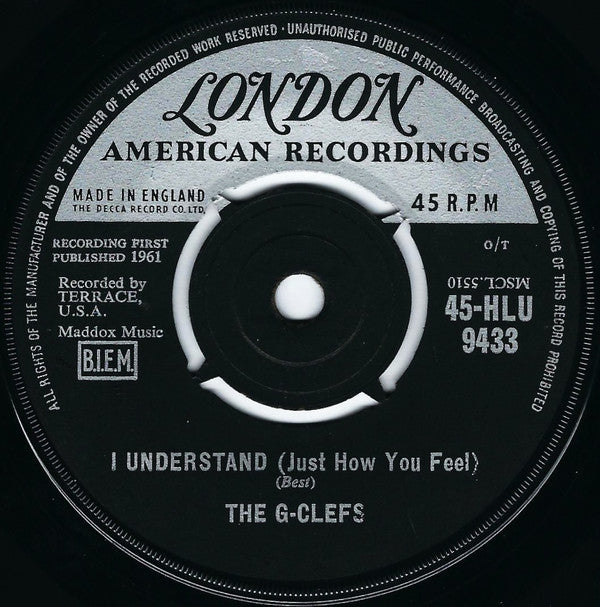 The G-Clefs : I Understand (Just How You Feel) (7