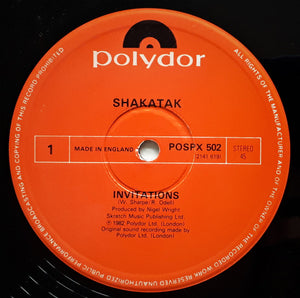 Shakatak : Invitations (12", Single)