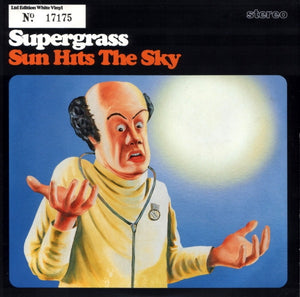 Supergrass : Sun Hits The Sky (7", Single, Ltd, Num, Whi)