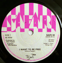 Load image into Gallery viewer, Toyah (3) : I Want To Be Free (7&quot;, Single, Sol)

