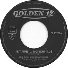 Load image into Gallery viewer, Jane Birkin Avec Serge Gainsbourg : Je T&#39;aime... Moi Non Plus / Jane B. (7&quot;, Single)
