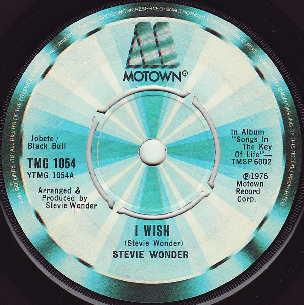 Stevie Wonder : I Wish (7