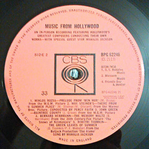 Various : Music From Hollywood (LP, Album, Mono)
