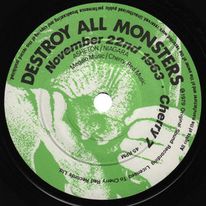 Destroy All Monsters : Meet The Creeper / November 22nd 1963 (7", Single)