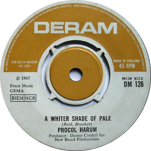 Procol Harum : A Whiter Shade Of Pale (7