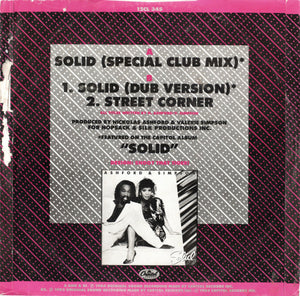 Ashford & Simpson : Solid (Special Club Mix) (12", Single)