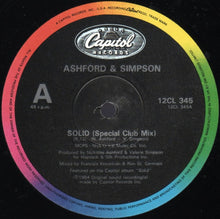 Load image into Gallery viewer, Ashford &amp; Simpson : Solid (Special Club Mix) (12&quot;, Single)
