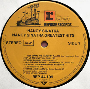 Nancy Sinatra : Greatest Hits (LP, Comp, RE)