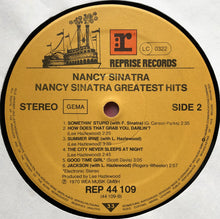 Load image into Gallery viewer, Nancy Sinatra : Greatest Hits (LP, Comp, RE)
