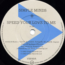 Load image into Gallery viewer, Simple Minds : Speed Your Love To Me (7&quot;, Single, Mat)
