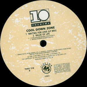 Cool Down Zone : Waiting For Love (12")