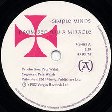 Load image into Gallery viewer, Simple Minds : Promised You A Miracle (7&quot;, Single)
