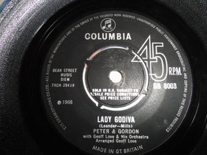 Peter & Gordon : Lady Godiva (7", Single, 4-p)