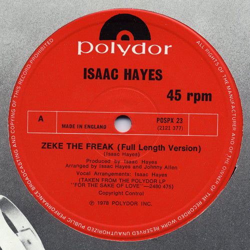 Isaac Hayes : Zeke The Freak (12