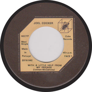 Joe Cocker : With A Little Help From My Friends (7", Maxi)