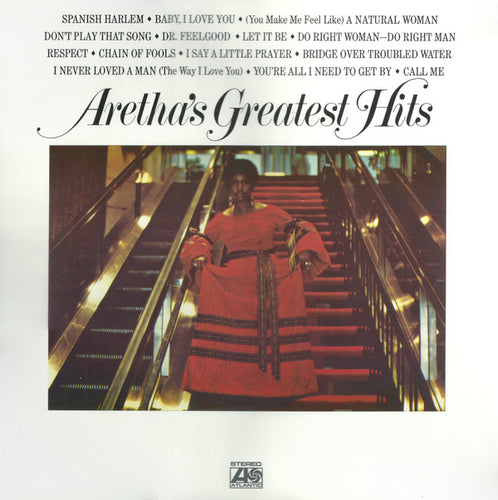 Aretha Franklin : Aretha's Greatest Hits (LP, Comp, RE)